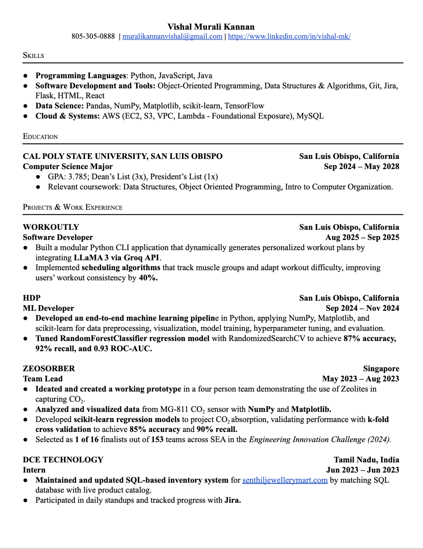 My Resume